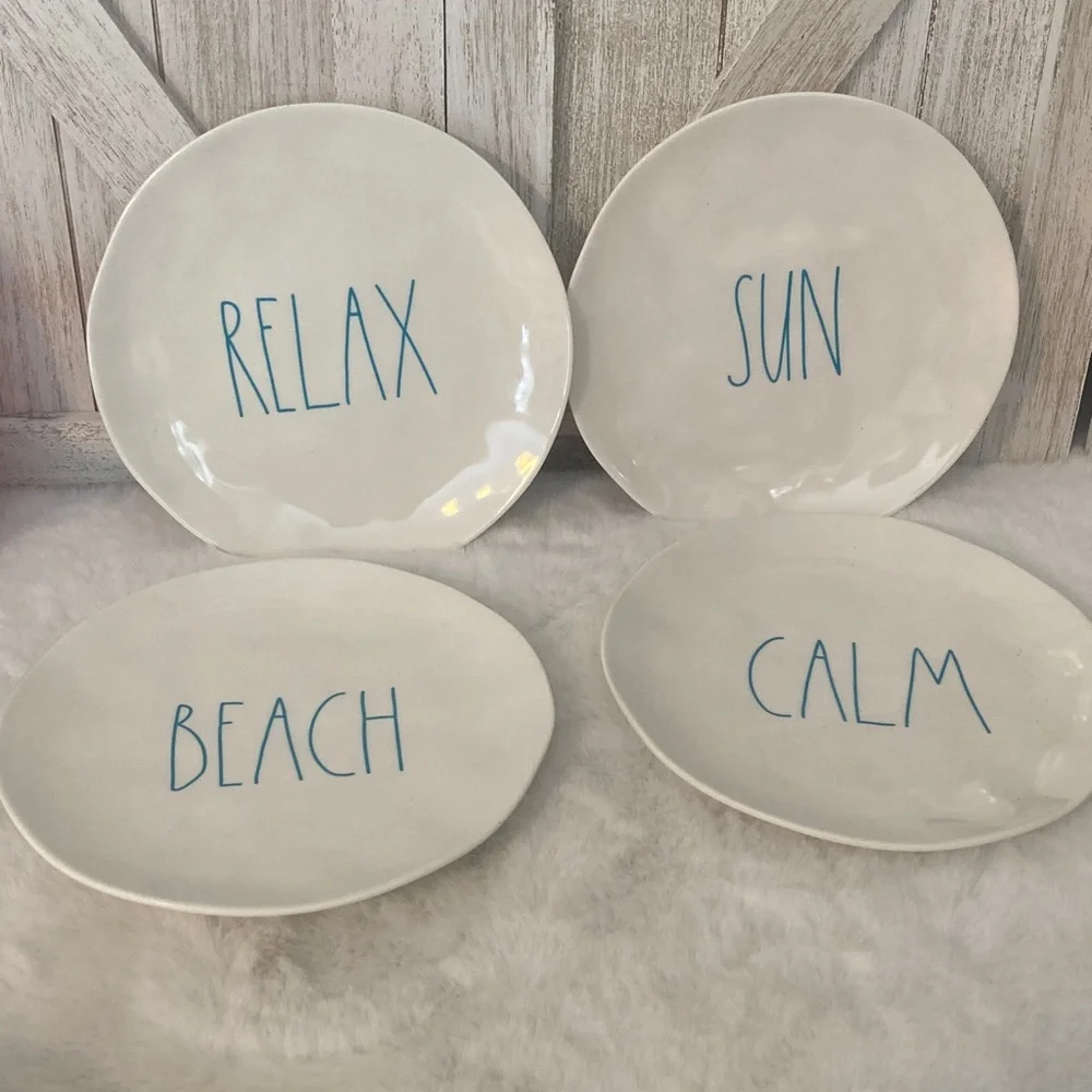 Rae Dunn Melamine Salad Plates